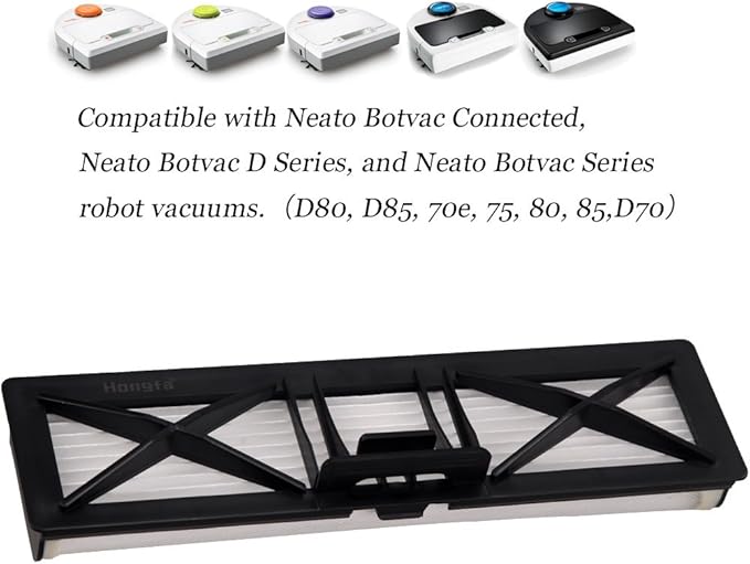 Replacement Neato Botvac D Series Ultra-Performance Filters, 12 Packs Filter Parts Fit Neato D3 D5 70e, 75, 80, D80 85,D70 Vacuum Cleaner… - AquaVibe
