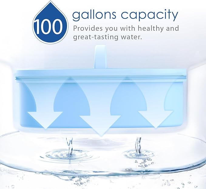 [Original] Waterdrop WD-PF-AL Replacement Alkaline Filters for All Waterdrop Pitcher Filtration System, Improved Coffee Taste, Last Up to 100 Gallons (Pack of 1)