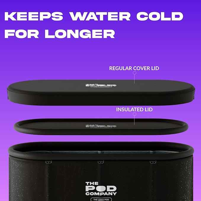 Insulated Lid for Long Pod – Thermal Cover for Cold Plunge – Retains Temperature, Protects Water Quality & Reduces Ice Usage – The Pod Company