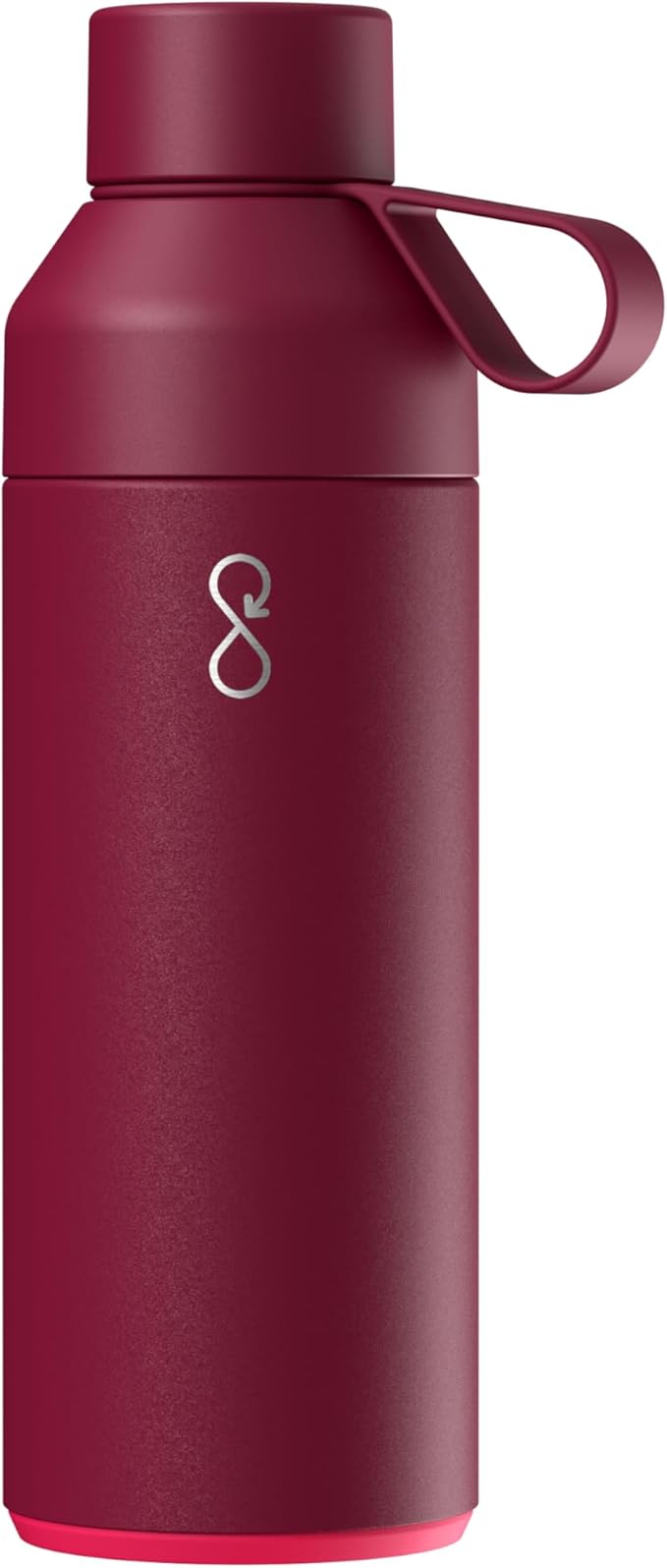 Ocean Bottle Original 17 oz | Stainless Steel Water Bottle | Reusable & Sustainable | Keeps Drinks Cold & Hot | Eco Friendly Gift (Maroon Dusk)