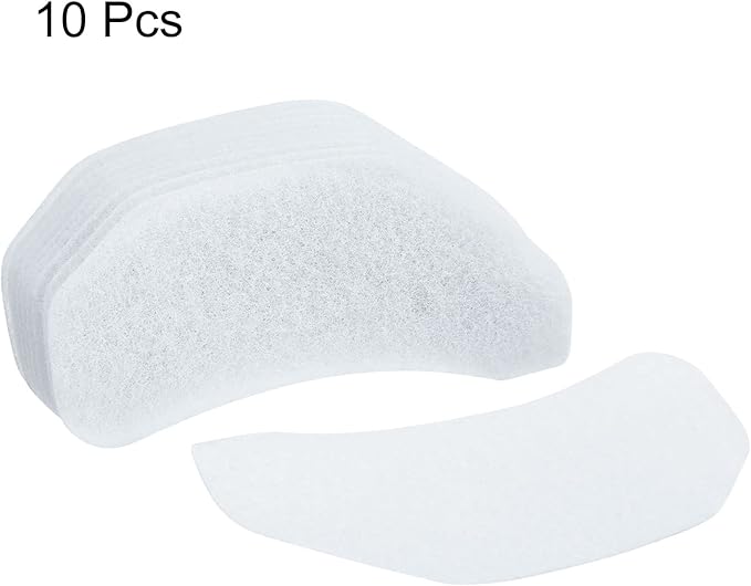 MECCANIXITY Universal Cloth Dryer Air Intake Filter, Cotton 173x76mm White for Clothes Dryer Filter Replacement Pack of 10
