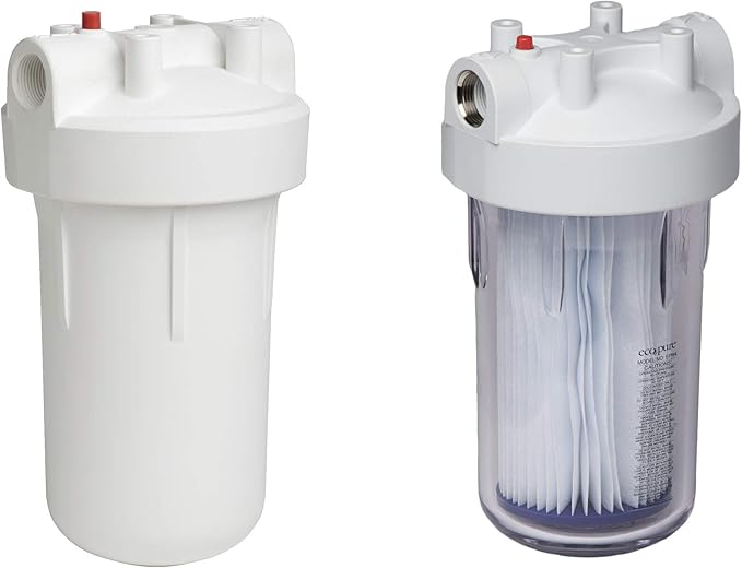 EcoPure EPW4F Premium FACT Universal Whole Home Water Filter - Innovative Product - Better Filtration and Longer Life Versus Most Whole Home Water Filters (Pack of 2)