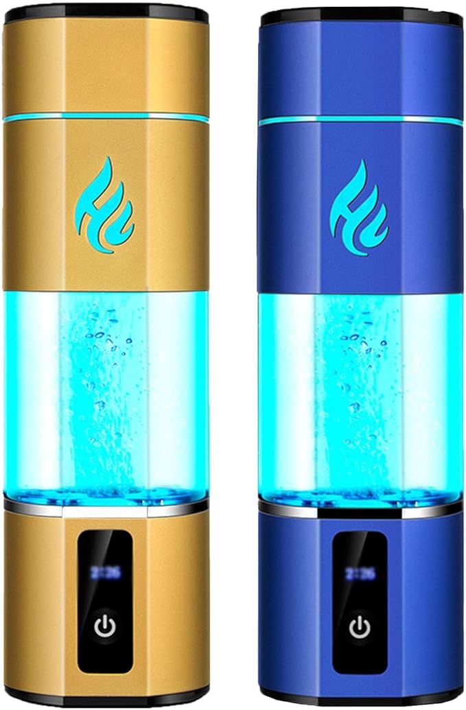 Portable Hydrogen-Rich Water Bottle, SPE Technology, Water Hydrogen Generator 5000 PPB, H2 Electrolysi Lonizer Maker Water Cup, for Travel Fitness