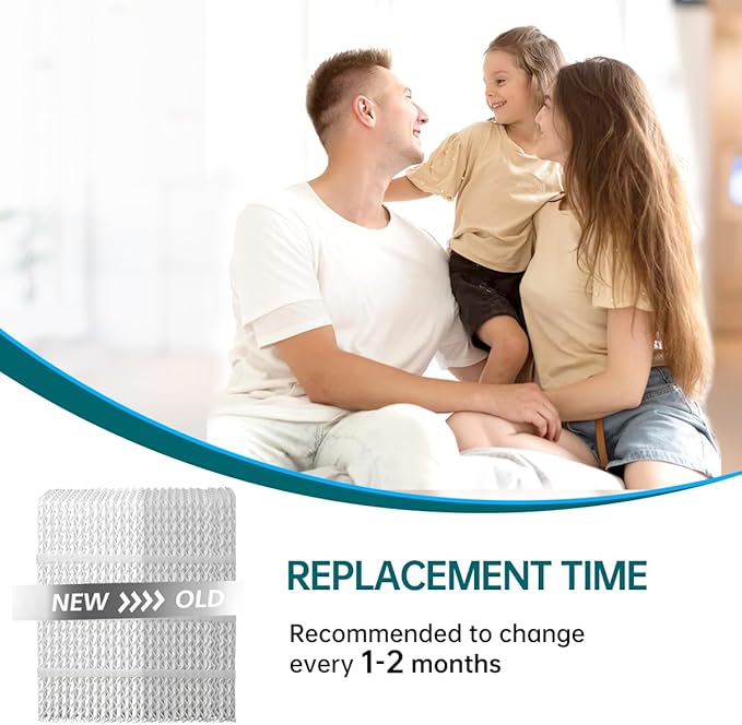 EP9800 1043 Evaporative Humidifier Wick Replacement for AIRCARE EP9700 EP9500 SS390DWHT 821000 826000 826800 Bemis Space Saver 800 Series Essick Air EP9R-Series 1 Pack - AquaVibe