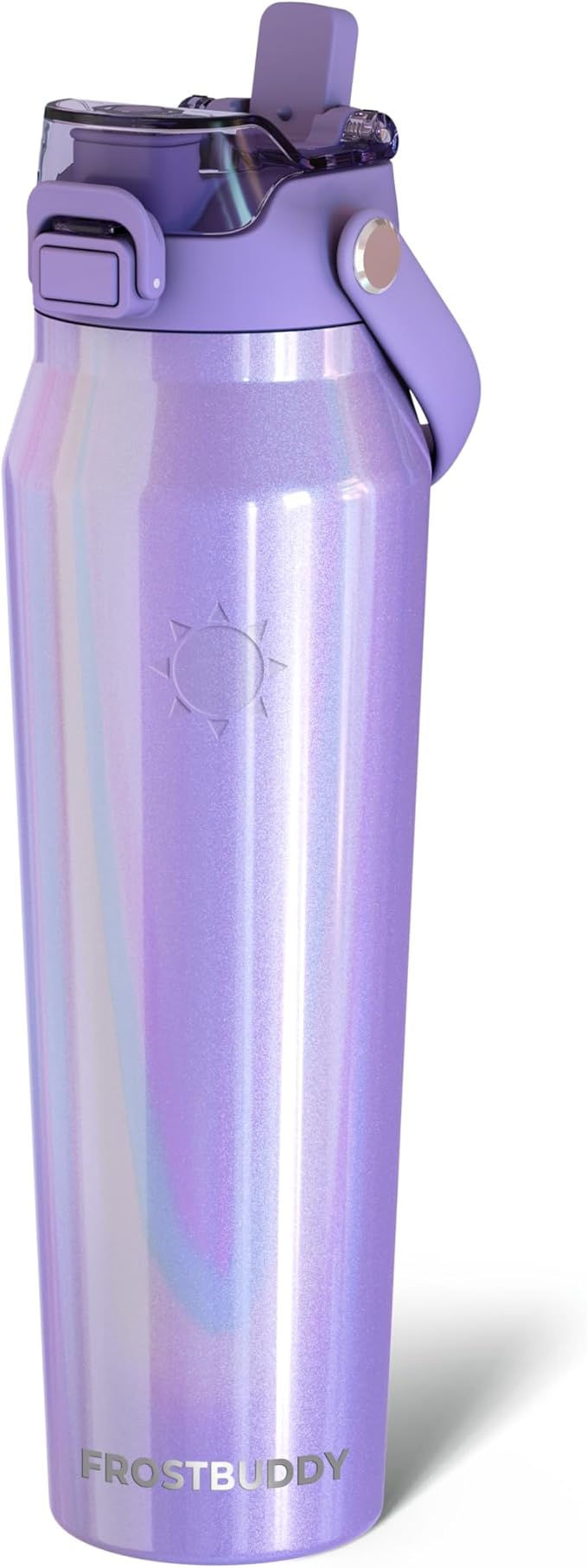 Frost Buddy 32oz Insulated Water Bottle with Straw & Chug Lid | Leak-Proof Stainless Steel | 24-Hours Cold | Sweat-Proof, Cup Holder Friendly | Ideal for Gym, Travel, Sports & Everyday Hydration
