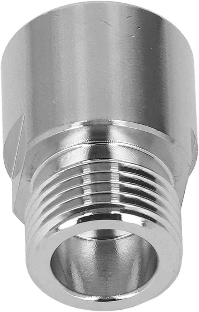 Soda Cylinder Adapter, CO2 Soda Cylinder Metal Adapter, TR21-4 Female to CGA320 Male Thread Conversion Kit, Stainless Steel CO2 Tank Adapter for Sparkling Water Machine Parts Acc