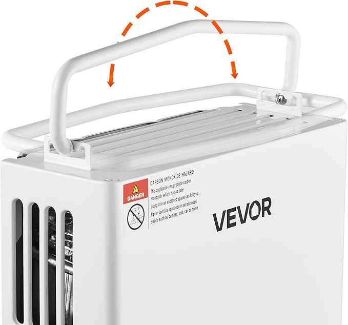 VEVOR Portable Propane Water Heater, 5L Tankless Outdoor Water Heater, 34000 BTU 1.32 GPM Instant Hot Water, with Accessory Set + Regulator +Water Pump for RV Camping Trips Cabins Barns