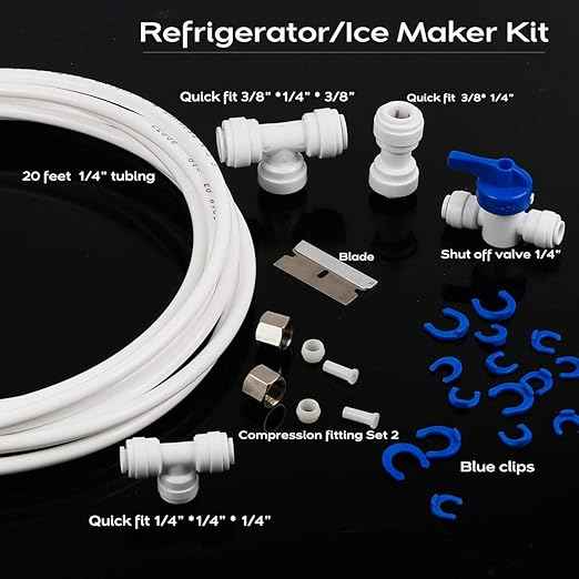 Frizzlife MWT3 Pressure Mini Water Tank with Ice Maker Installation Kit for Tankless Reverse Osmosis System PD400, PD500, PD600, PX500, PX500-A, PD800, PD1000, G2, G3, D4, D6