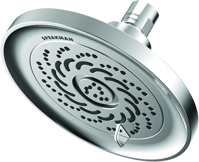 Speakman S-5000-E175 Neo Exhilaration High Pressure Fixed Shower Head, 1.75 GPM, Polished Chrome