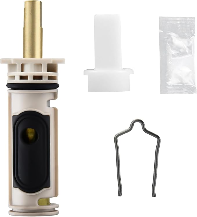 1222 Replacement Cartridge Kit for Moen One-Handle PosiTemp Faucets, Replacement Compatible with Moen Tub Shower,Metals & Plastics