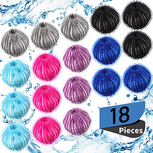 18 Pieces Pet Hair Remover for Laundry