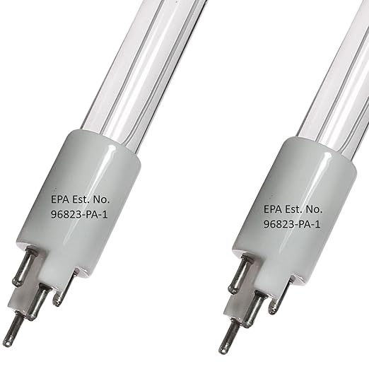 2-Pack LSE Lighting UV Lamps | Compatible Replacement for S463RL, S5Q-PA, S5Q, S5Q-Gold | 4-Pin 254nm UV-C Bulbs for Water Systems | Designed in USA