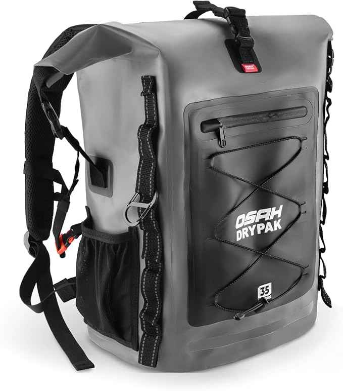 Waterproof Backpack Dry Bag 35L/55L/85L – Heavy Duty Roll-Top Hiking Backpack for Travel, Kayaking, Boating, Camping, Rafting and Fishing