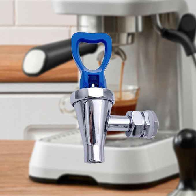 1/2 Inch Beverage Dispenser Faucet Spout Brass Material Hot Drinks Tap for Juice Cold Hot Water Supplies Household Accs, Blue