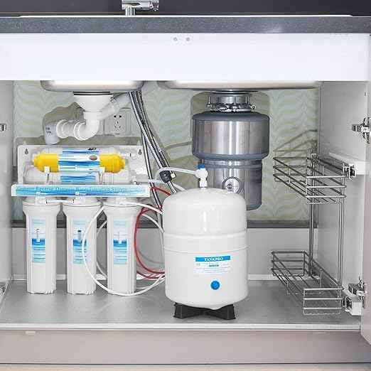 Geekpure 6-Stage Reverse Osmosis Drinking Water System with Mineral Remineralization Filter-75 GPD