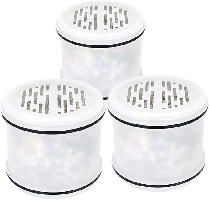 Replacement Shower Filter Cartridge Compatible With MakeFit H5H117 H5H117CP Filtered Shower head for Hard Water Reduce Chlorine and Harmful Substances (3-Pack)