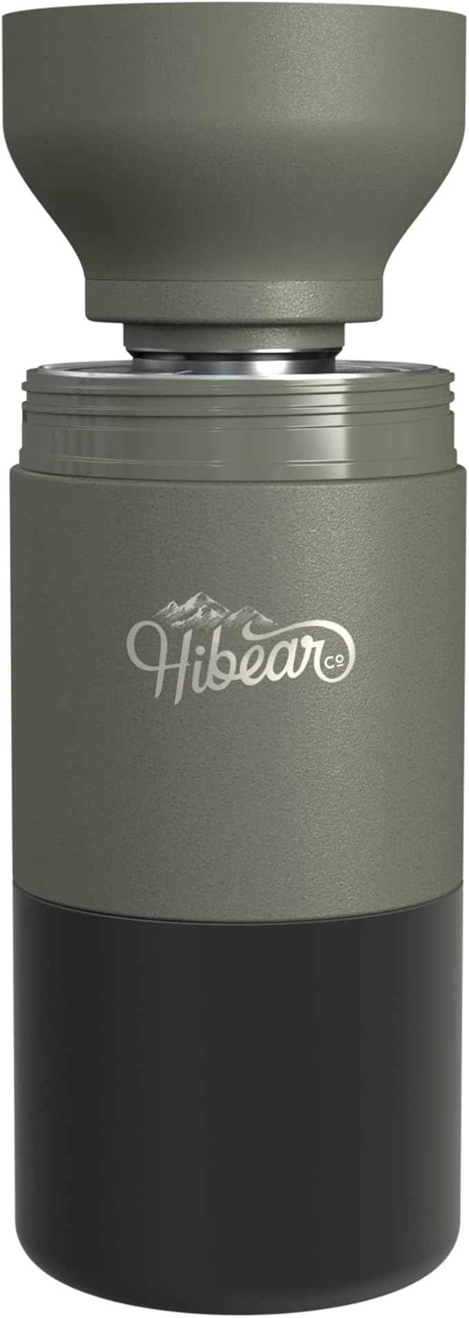 HIBEAR 32oz All-Day Adventure Flask - As Seen on Shark Tank - The Insulated Multi-Tool of Beverage Bottles - Craft Pourover, Cold Brew, Tea, Water Infusion, Wine Decanting, Hydration.