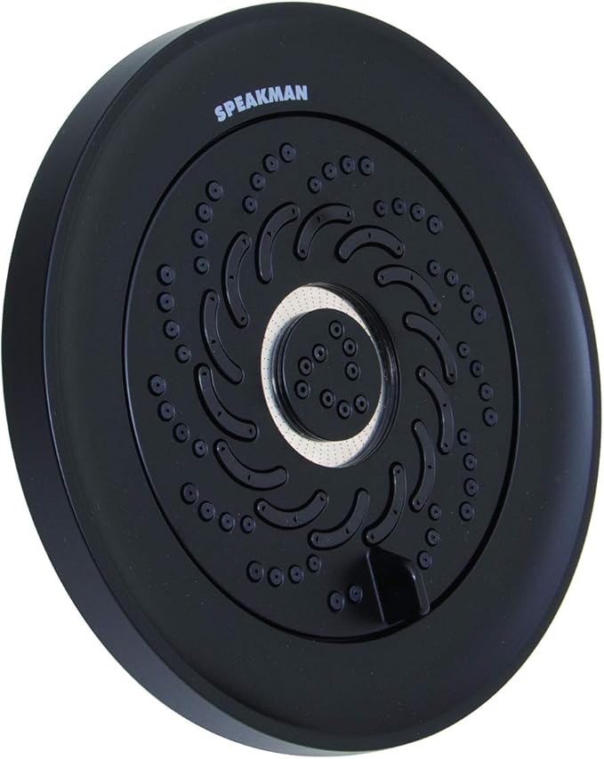Speakman S-5000-MB-E2 Neo Exhilaration High Pressure Fixed Shower Head, 2 GPM, Matte Black