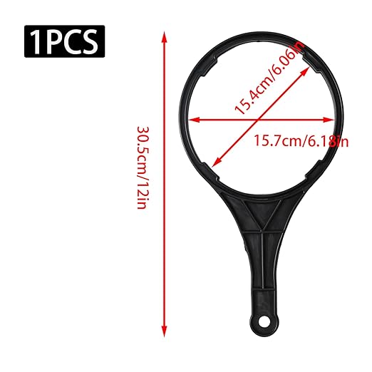 Water Filter Wrench for Big Blue Style Filter Housings Easy-Grip Design for Tightening and Loosing Water Filters, Universal Fit for 4.5'' Width Filters Cartridges