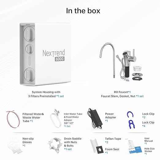 600GPD Reverse Osmosis System: 7 Stage Tankless Reverse Osmosis Water Filter Under Sink with Smart Faucet, NSF/ANSI 58 & 372 Certified, RO Water Filtration System, 2:1 Pure