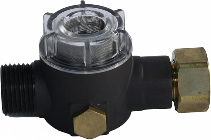 Erie Tools Aluminum Water Inlet Filter with Stainless Steel Screen for Pressure Washer Pump 3/4" - AquaVibe