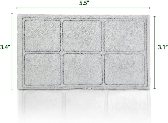 Nispira Premium Charcoal Water Filter Replacement Compatible with Drinkwell Platium Pet Fountain - 12 Packs