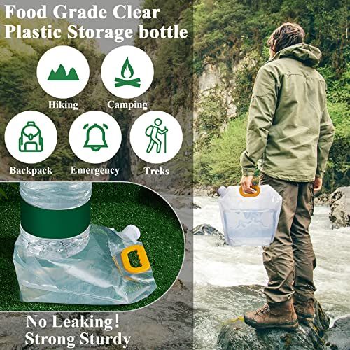 36 Pack 1.3 Gallon Collapsible Water Bags