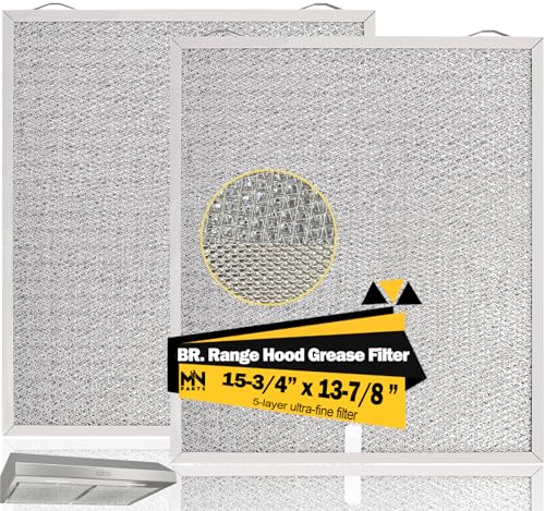 S99010430 002 Filter for Broan Range Hood Replacement (2 Count)