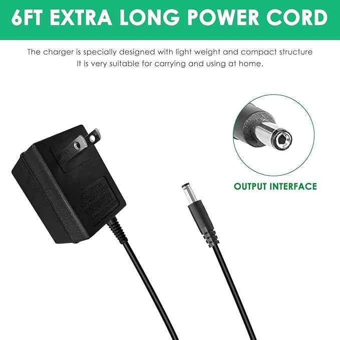 Mrgru 12V Replacement Charger for Pump Compatible with PetSafe Drinkwell 360 Pet Water Fountain Power Supply Adapter(PAC00-13206)