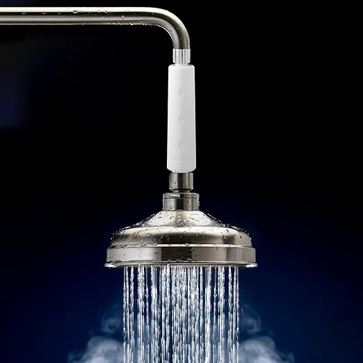 legionela in-Line Shower Head Filter High Pressure Water Softer Filter Removed 99.99999% of Harmful Substance (SS-883+ (W))