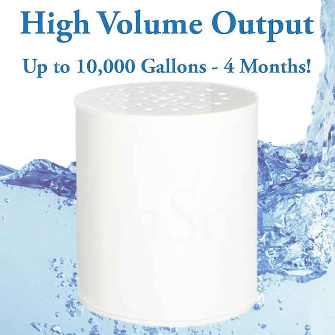Shower Filter For Hard Water. UltraSoft Rejuvenating, 20-Stage, Vitamin C, E, and Essential Minerals. Helps Provide Relief From Dry, Itchy Scalp an Skin. Compatible with AquaBliss and Other Systems