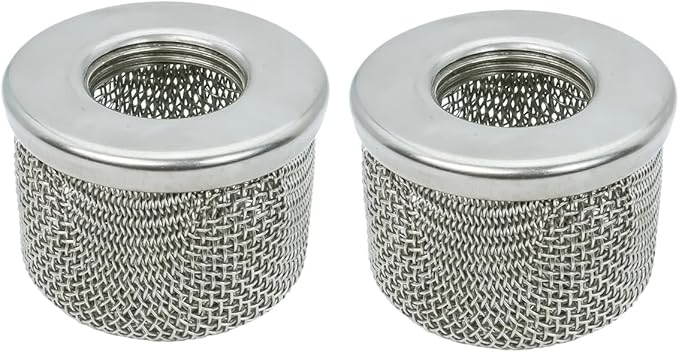 (2-Pack) 183770 3/4” NPT Thread Inlet Suction Filter Compatible with Graco 395,455, 495ST, EM 390, 490, Ultra 500,740, Ultimate 500, Ultra Max 695, GM 3000, 3500,LineLazer 3000, 3500, Paint Sprayers - AquaVibe