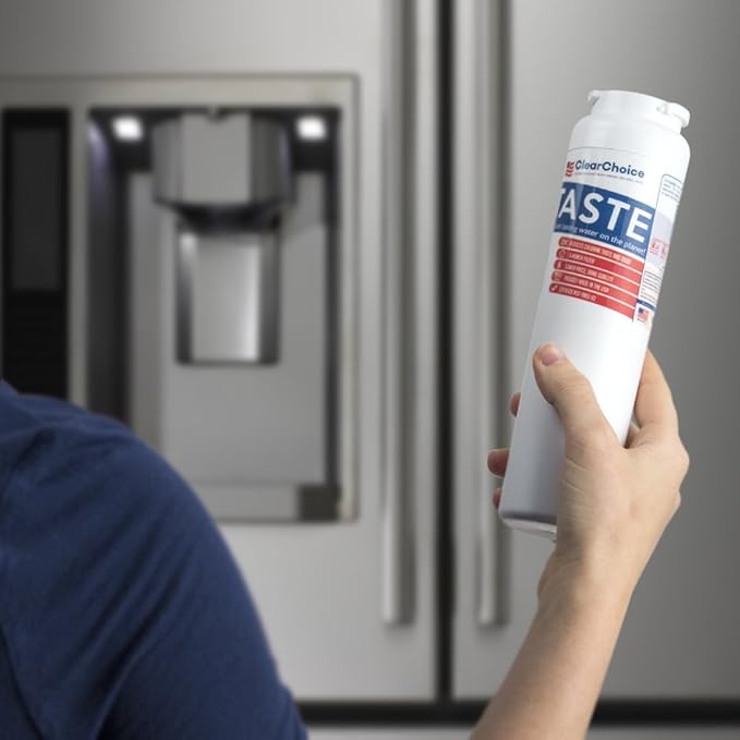 Clear Choice CLCH101 Refrigerator Water Filter Replacement Compatible Maytag Filter For Cost-Effective Alternative to Factory Original