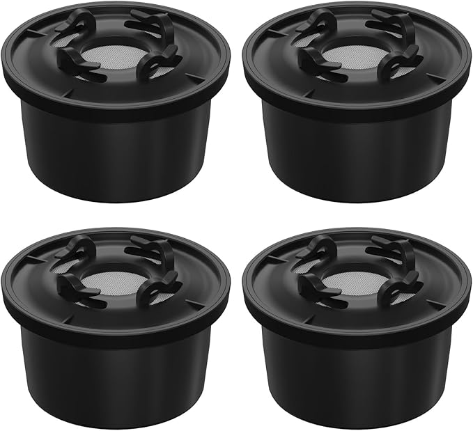 RO100ROPOT Remineralization Water Filters Replacement, Compatible with Bluevua RO100ROPOT and RO100ROPOT(UV) Systems, Alkaline for Reverse Osmosis Filter, Remineralize and Increase pH, 4 Pack