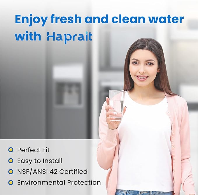 Replacement for Frigidaire EPTWFU01, EWF02, Pure Source Ultra II Water and Ice Filter by Haprait, 1 Pack