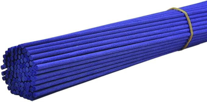 100 Pieces Fiber Reed Diffuser Replacement Refill Sticks (8" x 3mm, Purple) - AquaVibe