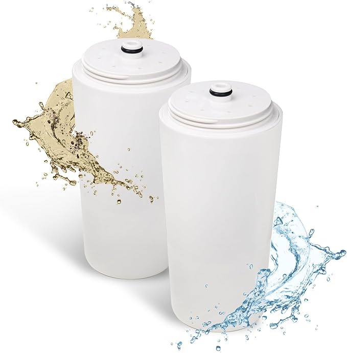 Shower Water Filter Cartridge - Compatible with Aquasana AQ-4100/4125/4105 Models (2 Packs)