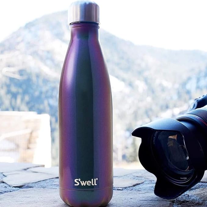 S’well Stainless Steel 17oz Water Bottle, Supernova Design, Triple-Layer Vacuum Insulation Keeps Drinks Cold 36 Hours and Hot 18 Hours, BPA Free