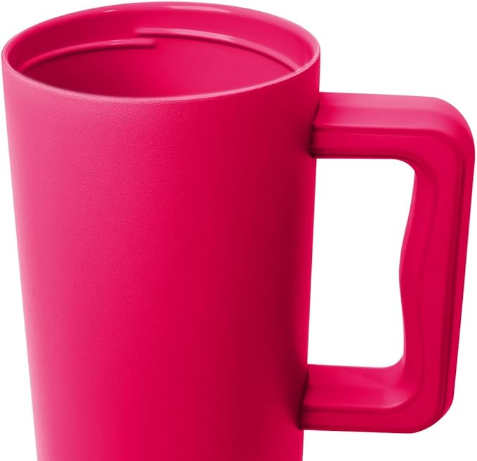 Simple Modern 40 oz Tumbler with Handle and Straw Lid | Leak-Proof Insulated Stainless Steel Water Bottle Travel Mug Cupholder Use | Gifts for Women Men Him Her | Trek Signature | Raspberry Ripple