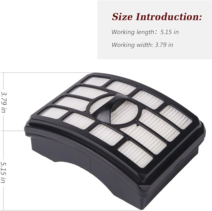 I-clean Filter Kits Compatible with Shark Rotator Pro Lift-away NV501 NV500 NV502 NV503 NV505 NV510 NV520 NV552 ZU780 ZU782 ZU785 UV560 [Not fit NV650 NV755 series] - AquaVibe