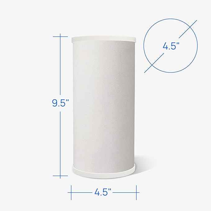 Culligan RFC-BBSA Whole House Water Filter for Sediment - 25 Micron 10”x4.5” Long Lasting Water Filter Replacement Compatible with FXHTC, W50PEHD, GXWH40L, GXWH35F, GNWH38S, WFHD13001, Pack of 1