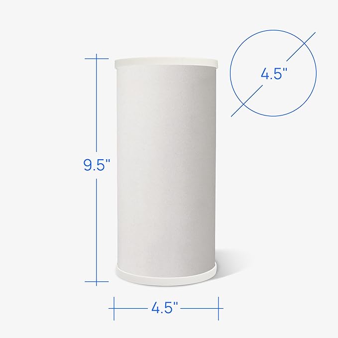 Culligan Whole House Water Filter for Sediment - 25 Micron RFC-BBSA 10”x4.5” Long Lasting Water Filter Replacement Compatible with FXHTC,W50PEHD,GXWH40L,GXWH35F,GNWH38S,WFHD13001,(Pack of 3)