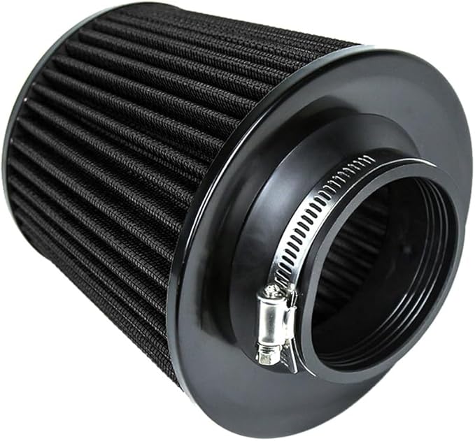 Kyostar Universal Black 3.5 Inch 89mm Air Intake Cone Filter Replacement Quality Dry Air Filter