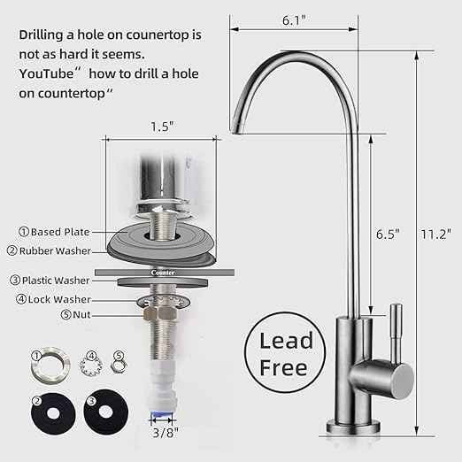 Geekpure 6-Stage Reverse Osmosis RO Drinking Water Filter System with Alkaline pH+ Filter-75 GPD