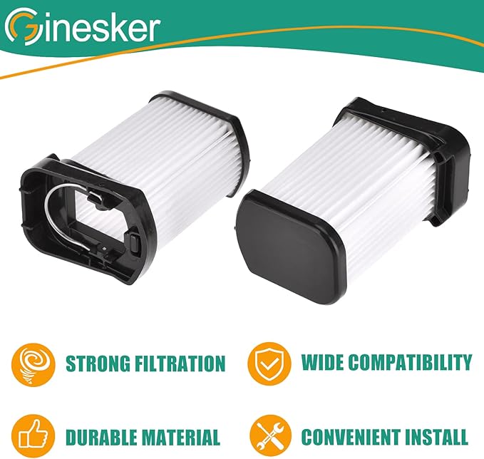 4 Pack Replacement Vacuum Filter for Shark WANDVAC POWER PET WV401BL WV401PK WV403BR WV410BL WV410GN WV410PR Cordless Handheld Vacuum, Fabric Filter Compare to Part # XFFWV400 - AquaVibe