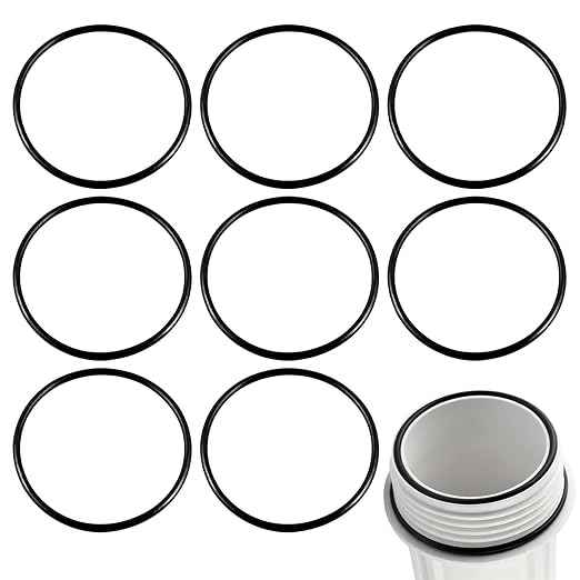 3.5 Inch OD Water Filter O-Ring 8 Pack, Compatible with Express Water ROES-50 and APEC Essence Ultimate Reverse Osmosis Systems, Durable Nitrile Rubber