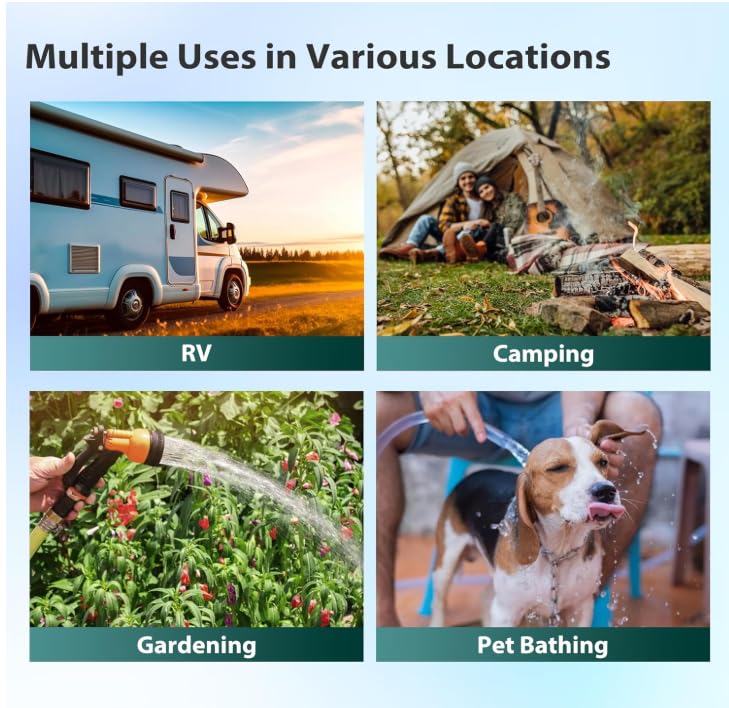 3 Stage RV Water Filter System