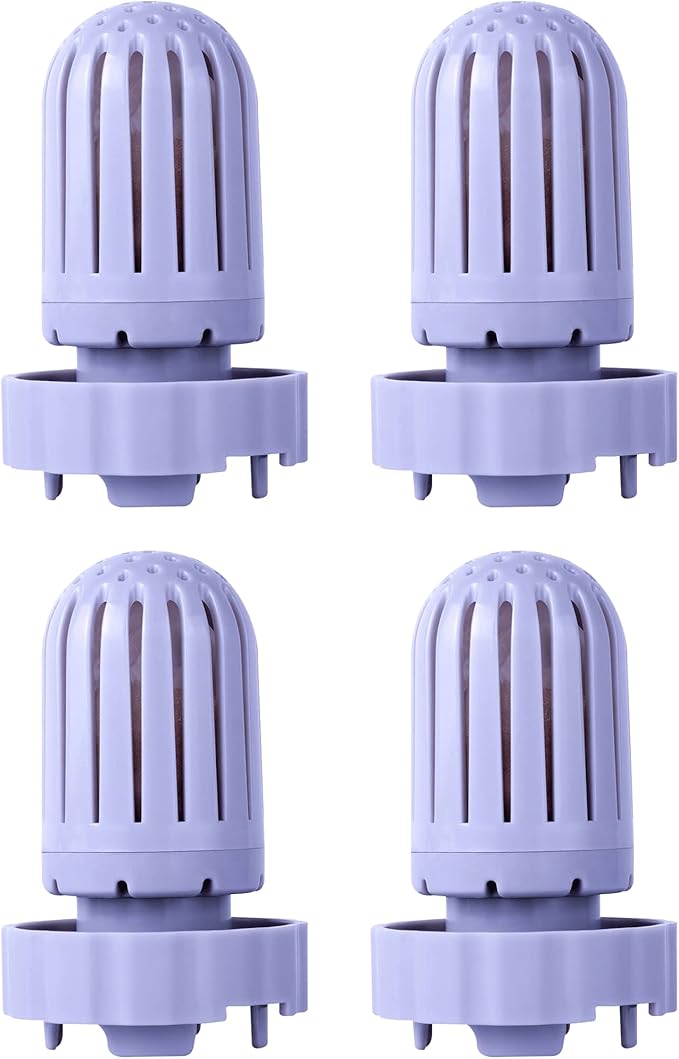 Fette Filter - 4 Pack Premium Humidifier Demineralization Cartridge Filters Compatible with Air Innovations HUMIDIF Humidifier, Demineralization Cartridge Filters Silver