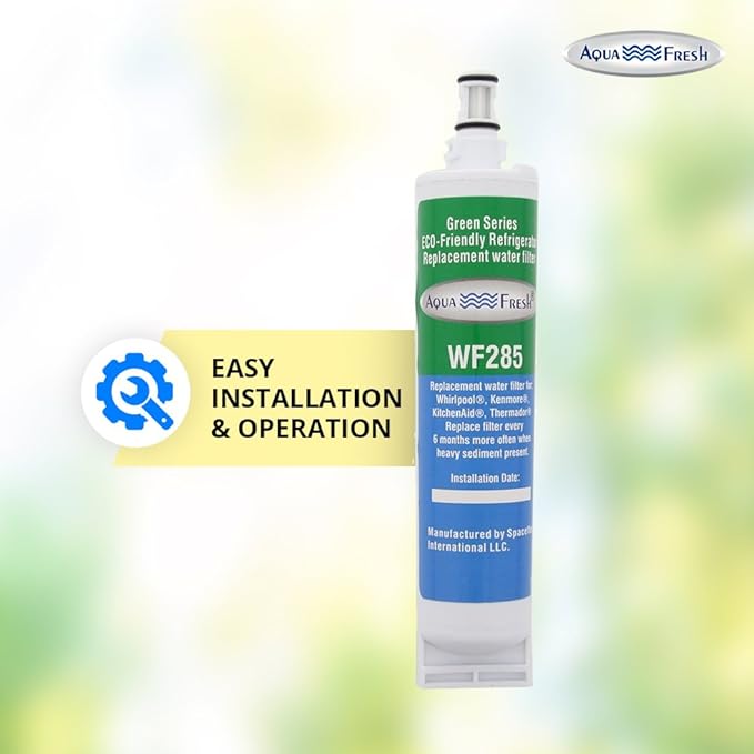 Aqua Fresh 4396508 Refrigerator Water Filter Replacement Compatible with 4396508, 4396510, EDR5RXD1, NLC240V, PNL240V, 4396508p, 4396510p, LC400V, NLC240V,46-9010, Filter 5 (1Pack)