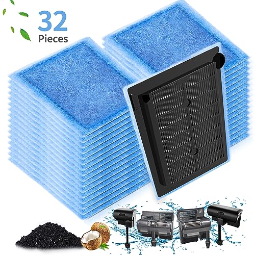 32 Pack Rite Size C Filter Cartridges Compatible with MarineLand Filters